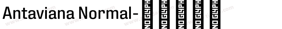 Antaviana Normal字体转换